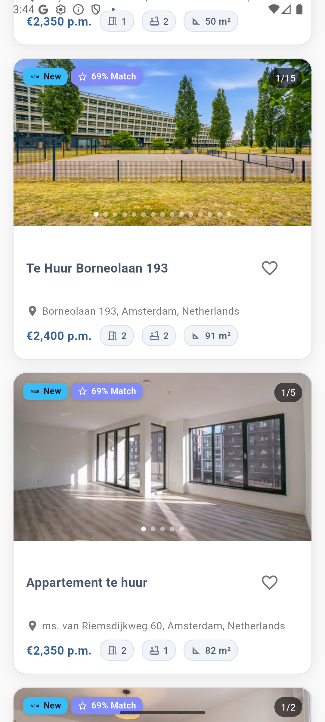 HubSnap matching property listings